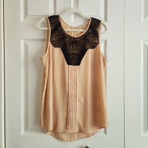 Daniel Rainn Lace Detail Blouse - L